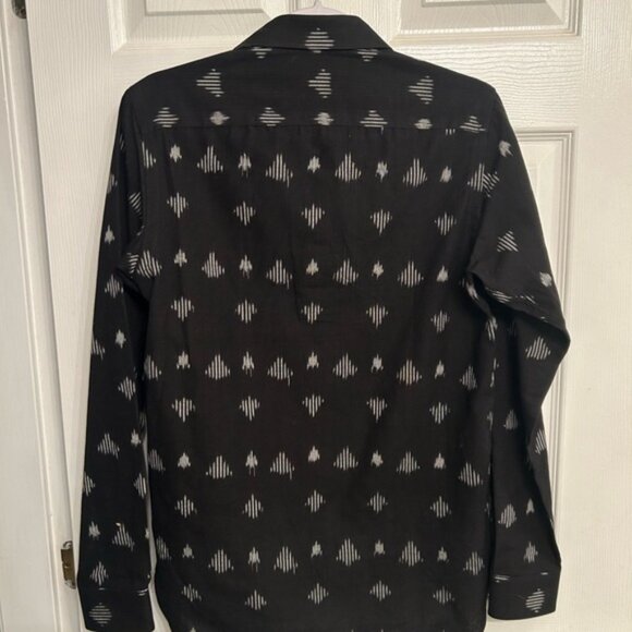 Eighteen Waits Black Patterned Men's Shirt - Picture 2 of 5